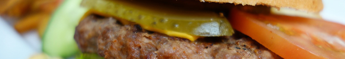 Eating Burger at Frosty's-N-Burgers.